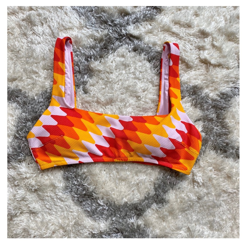 Aerie Wide Strap Scoop Bikini Top